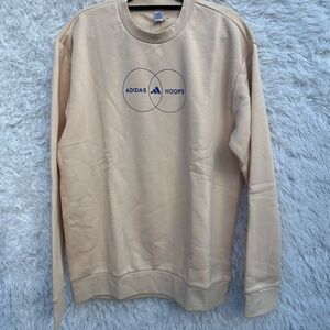 Adidas Men's Cream Sweater size Small
